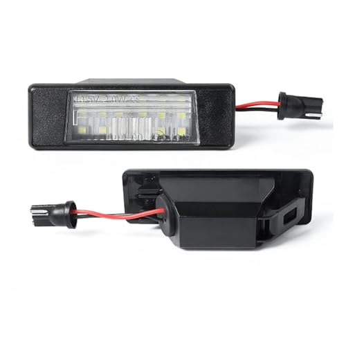 Feu de plaque LED Nissan Qashqai Juke Primera X-Trail ampoule voiture blanc xénon Canbus