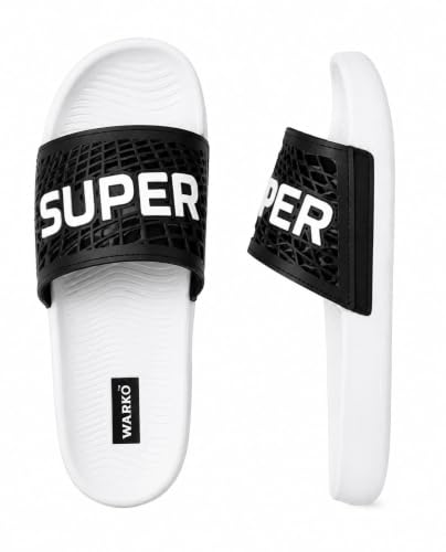 Image of WARKO Slippers For Men | Stylish Chappal For Boys | Soft Cushioned EVA Slides Slipper | Casual FlipFlop Daily Wear Footwear | Indoor Outdoor Use