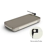 bella 10' x 20' Electric Griddle with EverGood™ Ceramic Nonstick Coating, Removable Temperature Probe, Dishwasher-Safe Drip Tray & Cool Touch Handles, Cook up to 10 Eggs, 1500 Watt, Oatmilk
