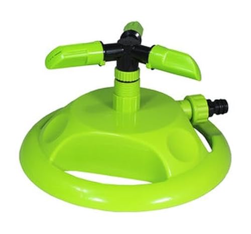 360° vridbar sprinkler med stativ, perfekt för att vattna stora gräsmattor. Designen säkerställer jämn och effektiv vattning, perfekt för att ta hand om din trädgård.