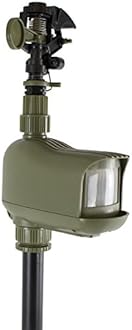Havahart 5277 Critter Ridder Motion Activated Animal Repellent and Sprinkler - Repel Cats, Dogs, Chipmunks, Groundhogs, Squirrels, Skunks, Deer, and More