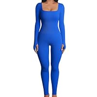 Tuta Intera A Maniche Lunghe Da Donna In Poliestere, Body Aderente E Traspirante, Per Yoga E Allenamento, Taglie S- XL, Colori Vari