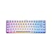 Produktbild Fnatic STREAK65 LP White | Compact RGB Gaming Mechanical Keyboard Speed Switches | PBT Doubleshot Keycaps 65% Layout (60 65 Percent) Low Profile Esports Keyboard (Intl. US ISO Layout, QWERTY)