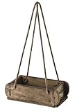 A.D. Planter Box Reclaimed Wooden Brick Mold Rustic Rectangular Industrial Modern Design Indoor Outdoor 22 Inch (Brick Mould Hanger), 12 x 6 x 3 Inch