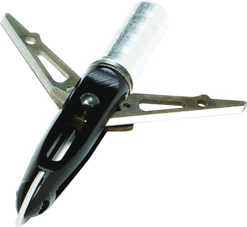 NEW ARCHERY PRODUCTS Killzone Crossbow 2 Blade Rear-Deploying 100 Grain Cut-On-Contact Tip Mechanical Broadheads with 2" Cutting Diameter & Spring-Clip Design - 3 Pack