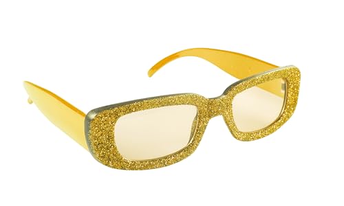 P 'tit clown 10888 Plastic Glasses Glitter Rectangle - Random Colour, Multicolored, 14 x 4 - Image 4