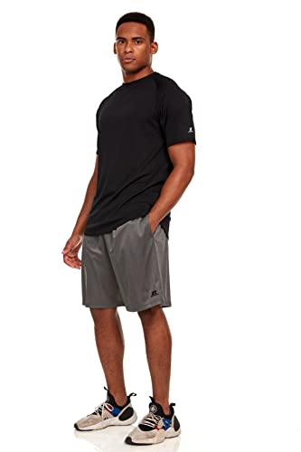 Russell Athletic Men's Active Athletic Dri-Power Loose Fit Short Sleeve Performance T-Shirt Crew Neck Relaxed Fit2