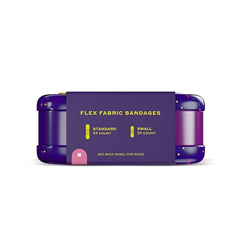 Welly Bandages - Bravery Badges, Flexible Fabric, Adhesive, Assorted Shapes, Space Patterns - 48 ct