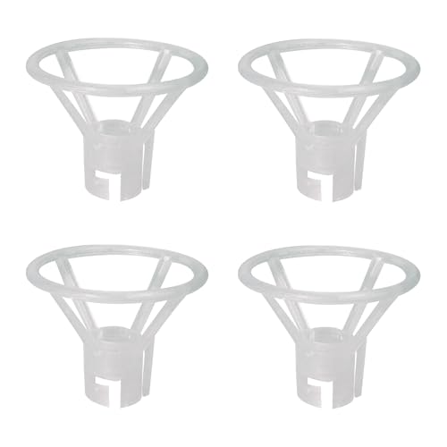 GIMCALO Balloon Column Stand Dedicated Top Balloon Holders - Set of 2/Set of 4, 4 PCS Transparent Cups, Wedding, Party, Clips Accessories