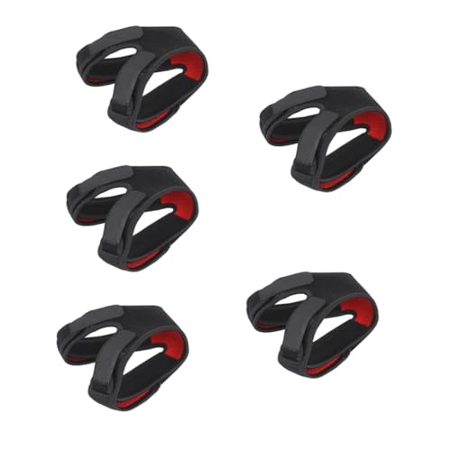 Mobestech 5pcs Sports Knee Brace Lightweight Patella Support Strap for Running Hiking Fitness Wear-resistant Breathable Elastic Material for Joint Stability Injury Prevention Lining