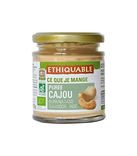 ETHIQUABLE - Purée de noix de cajou bio & équitable