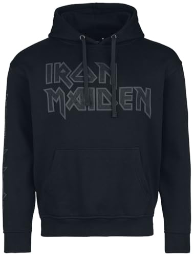 Iron Maiden Fear Lives Flames Männer Kapuzenpullover schwarz XL