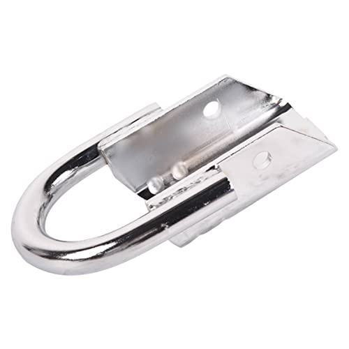 Topaz Fl3Z17N808A Silver Left & Right Tow Hooks W/Hardware Chrome Compatible With 2009-2019 Ford F150 F-150 #TOP5