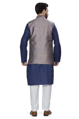 Image of BE ACTIVE Cotton Nehru Jacket for Men | Versatile Festive & Casual Ethnic Wear | Ethnic Standard Length Jacket