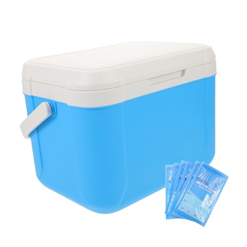 Abaodam Caja Enfriador Portátil Aislante con Bolsa de Hielo y Asa Refrigerador para Picnic Camping Pesca y Vehículos