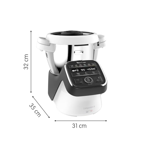 Moulinex - Robot Da Cucina, Modello: Companion, Misura: Xl Companion Xl, Nero Grigio Ardesia - 7
