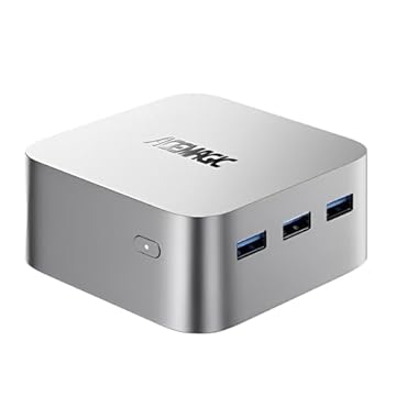 Mini PC T8Plus Processador Intel N95 de 12ª geração, 8GB, 256GB SSD, Windows 11 Pro, Dual HDMI 4K, Wi-Fi 5, Bluetooth 4.2, Ethernet Gigabit, Design Compacto