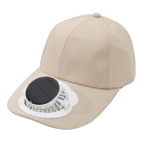 Chapeau de ventilateur solaire réglable double alimentation camping