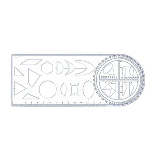 多機能幾何定規木工用数学描画テンプレートB, タイプB