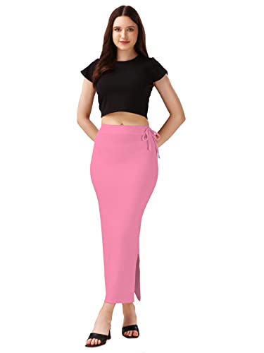 Image of Mehrang Microfiber Saree Shapewear Petticoat for Women, Cotton Blended Shape Wear Dress for Saree