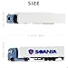 Container Semi Truck Toy 1/43 Model for Scania, Big Metal Transport Box Diecast Truck Trailer Gifts