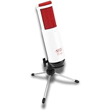 MXL Tempo-WR Mac and PC Compatible USB Powered Condensor Microphone - White/Red