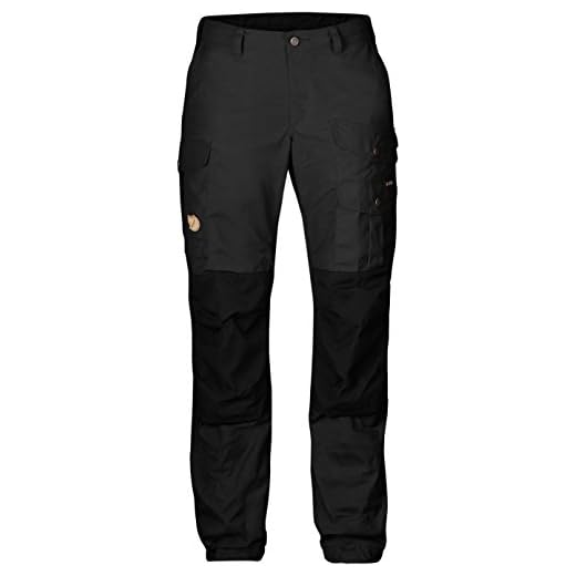 Fjallraven Dam Vidda Pro Trousers W Short Sport, Dark Grey, 44