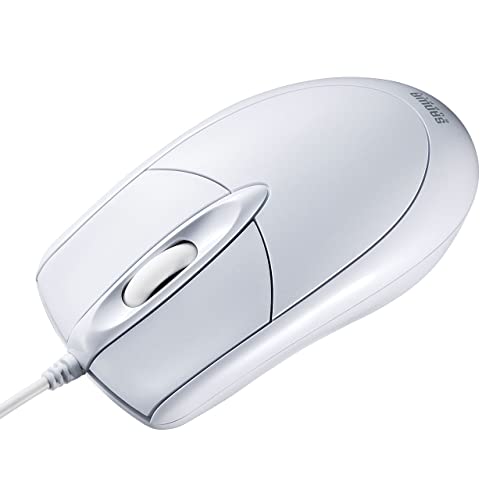 Souris optique SANWA SUPPLY MA-130HUW blanche pour remplacer votre souris en panne