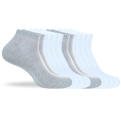 Image of Women's Ankle Socks Thick Cushioned Cotton, Moisture-Wicking socks, Breathable Performance Socks for Running, Sports