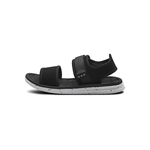 Image of Volcom Men's Recliner Slide Sandals - Comfort Foam Footbed, Water-friendly Nubuck Strap Slides