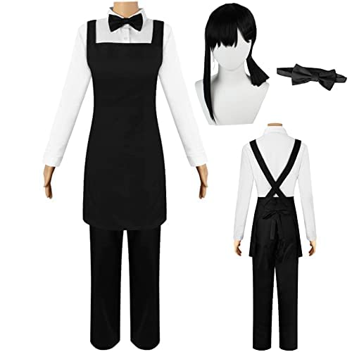 LmetskyHigashiyama Kobeni Cosplay Costume Uniform Mitaka Cosplay Outfit Black Dress With Wig Halloween For Women
