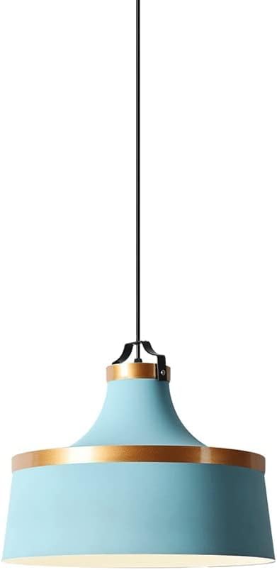 Pendentif Industriel en Métal Noir Lustre E27 à Hauteur Réglable pour Cuisine
