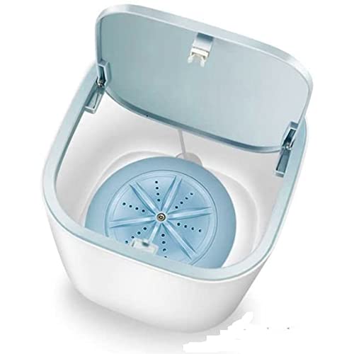 Mini Washing Machine USB Portable Underwear Cleaning Machine Socks Baby Clothes Wash Machine for Apartment, Laundry, Camping,RV, Travel - Blue
