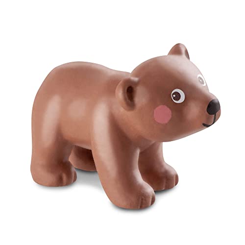 HABA 306754 - Little Friends Braunbärbaby, Biegepuppen & Tiere ab 3 Jahren