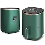 ★ 【Freír saludable】 La freidora de aire digital utiliza un ciclón de calentamiento rápido para cocinar una versión saludable y baja en grasa de su comida favorita, casi sin aceite