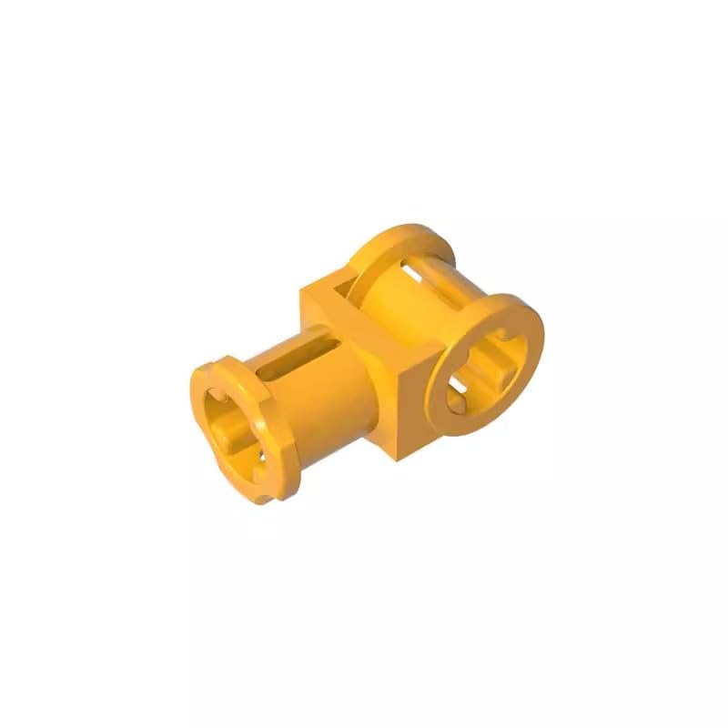 Gobricks Shaft Bolt Connection Technic Axle Connector with Axle Hole 32039 42135 4107081 GDS-931 50Pieces Compatible with Lego Classic Bulk Toy MOC Color:Bright Light Orange โ image 1