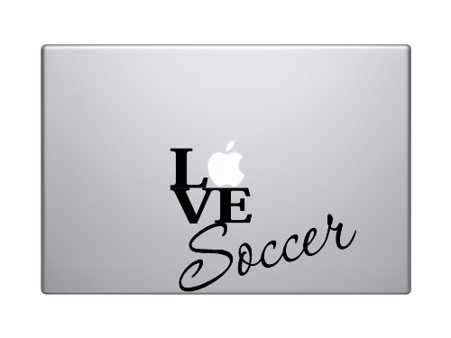 Macbook - LOVE Soccer Macbook Symbol Keypad Iphone Apple Ipad Decal Skin Sticker Laptop