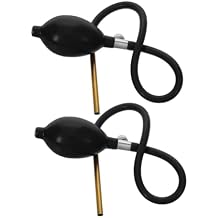 Manual Sugar Blower Pump and Sugar Art Mold Tool 2pcs Copper Tube Isomalt Blowing Equipment for Candy Decorating