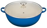 Le Creuset Enameled Cast Iron Chef's Oven with Glass Lid, 7.5 qt., Marseille