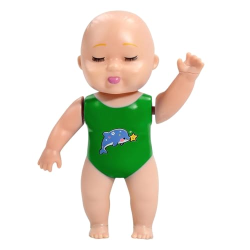 Juguetes para el baño - Linda muñeca suave impermeable de cuerda | Juguete flotante impermeable - Para niños niñas piscina interior en casa baño familiar bañera y diversión en el agua