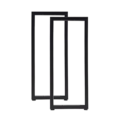 Telakeni 36 Inch Bar Table Legs, Metal Desk Dinning Table Legs with Adjustment Feet Pads, Set of 2 by Telakeni - Image 6