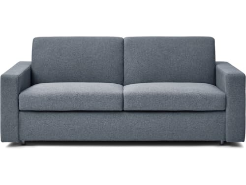 Habitat et Jardin Canapé Convertible Express en Tissu Diana - Couchage 140 cm - 3 Places - Gris