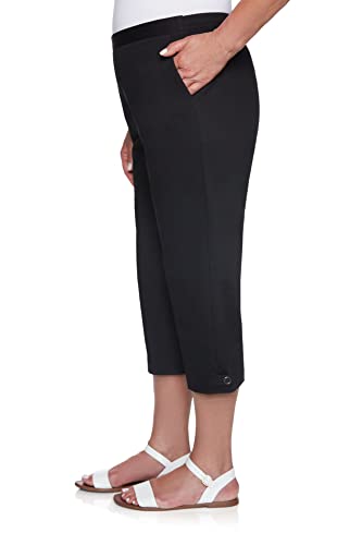 Alfred Dunner Women's Twill Classic Fit Capri Pant4