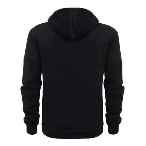 Image of MANTORS Mens Fleece Jackets Contrast Hoodies Lightweight Sweatshirt Color Block Jacket Coats