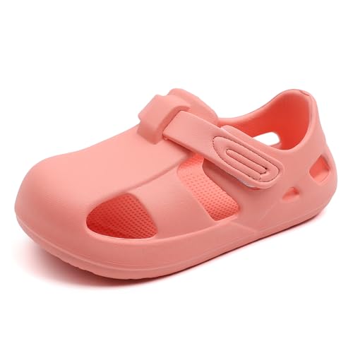 Pharda Toddler Sandals for Girls Baby Little Kids Closed Toe Beach Sandals Lightweight Quick Dry Summer Water Shoes