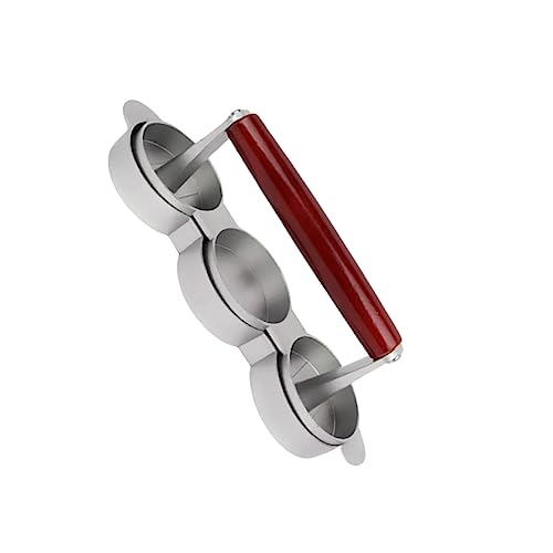 Toddmomy DIY Burger Maker Tool Non Stick Patty Press with Compartments for Homemade Burgers Meat Pies and Rice Cakes for Kitchen and Restaurant Use