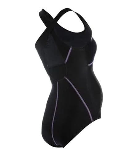Maiô De Natação Speedo Gestantes Cozy - Grávidas 1 A 9 Meses (BR, Alfa, XGG, Regular, preto)