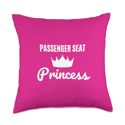 Princess passenger, Passenger seat princess Throw Pillow