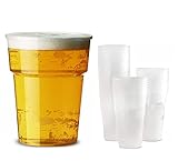 Los vasos de cerveza de plástico son una alternativa rentable a los vasos de vidrio tradicionales, estos vasos son perfectos para fiestas, barbacoas, festivales de verano y picnics.