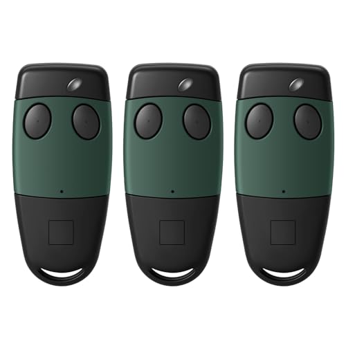 3PCS Telecommande Portail pour Cardin S449-QZ2 Pré-codée 433 MHz,2 Canaux Télécommande Ouverture Portail,Remplace Le modèle TXQ4492P0